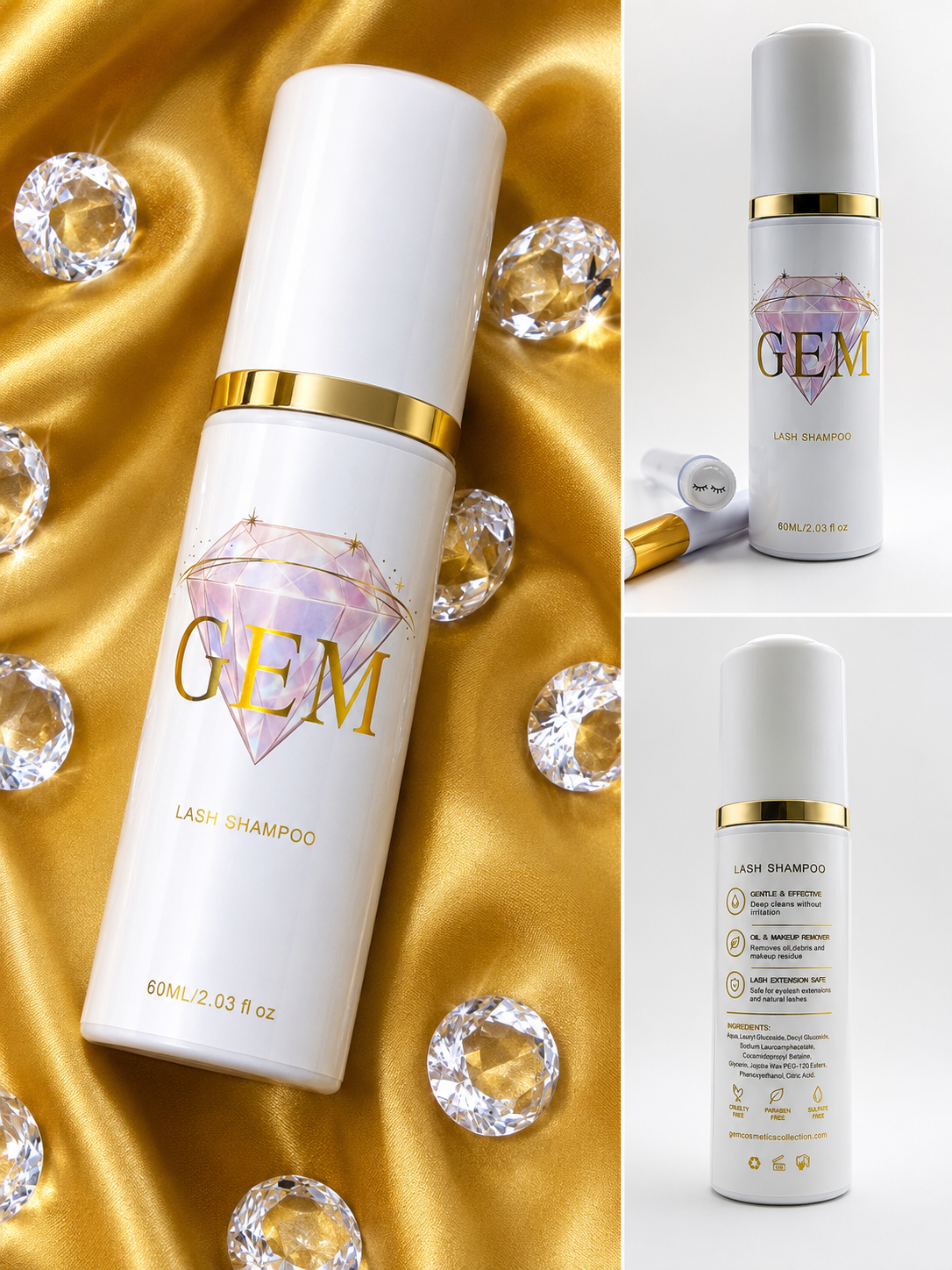 Gem Cosmetics Lash Shampoo